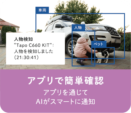 アプリで簡単　アプリを通じでAIがスマートに通知