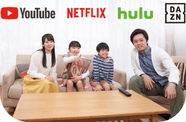 Youtube Netflix hulu DAZN